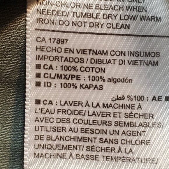 OLD NAVY Women’s Army Camo Flag Utility Full Zip Jacket Flap pockets Sz XS Small - Picture 12 of 13